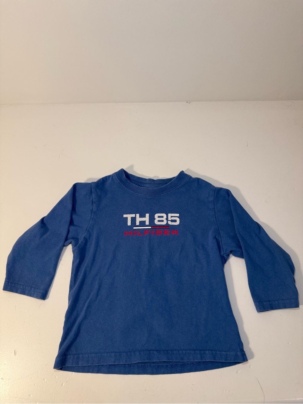 Tommy Hilfiger 3T Boys Blue Long Sleeve Shirt